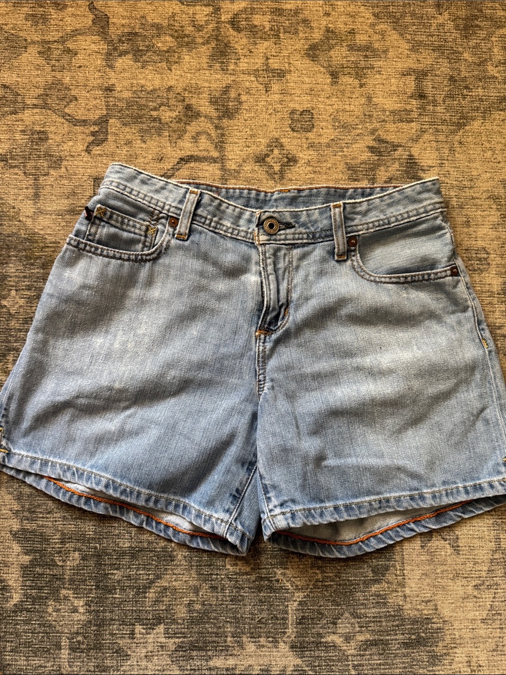 Ralph Lauren Vintage Jean Shorts 90s Mom Light Wash Denim